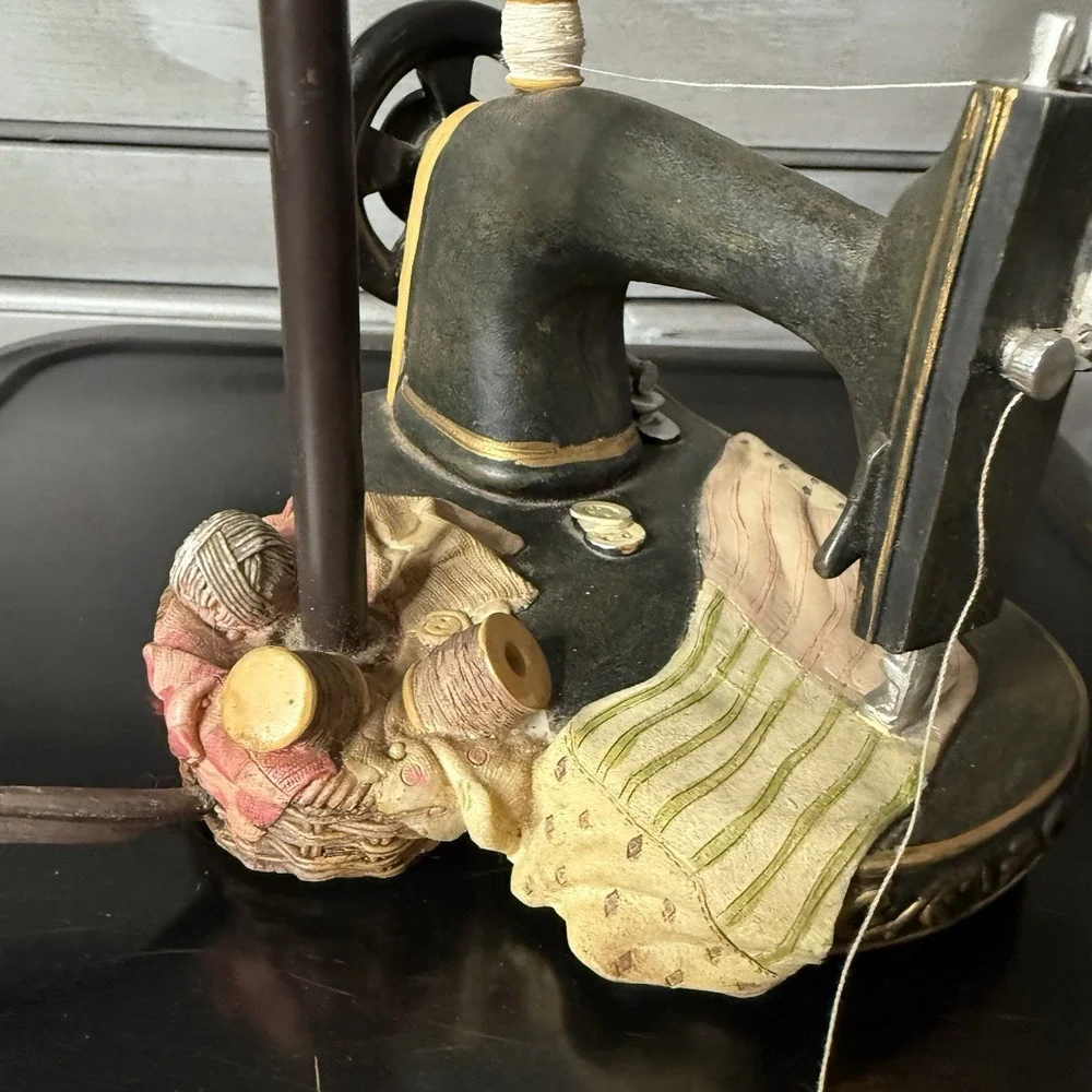 Vintage Singer Sewing Machine Accent Lamp Base Designed by Collections, Etc.